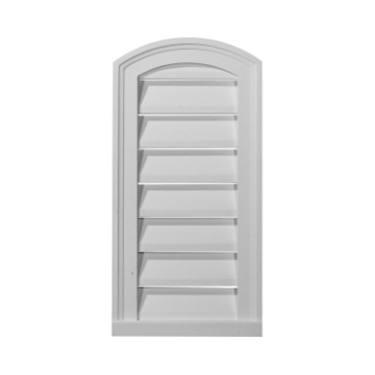 12in.W x 24in.H Eyebrow Gable Vent Louver, Functional